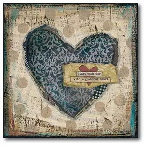 Courtside Market Start Each Day 30" x 30" Canvas Wall Art