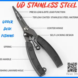 Long Nose Fishing Pliers SS With Teflon Coating