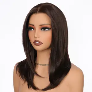 Daria - MaxFull Espresso Brunette Wig | Face-Framing Layered Cut with Wear & Go 13x5 Skin-Melt HD Lace, Soft Dimension, Natural Density & Effortlessly Expensive Real-Hair Movement for Comfortable Everyday Wear Beginner-Friendly Glueless Synthetic Wig