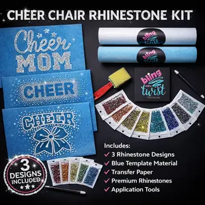 Cheer Hotfix Rhinestone Bling Starter kit