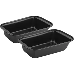 Nonstick Bread Pan - 8" x 4" Carbon Steel Loaf Baking Pans, Baking Supplies for Homemade Bread, Meatloaf, Cakes, Sourdough, Brownies, and Lasagnas