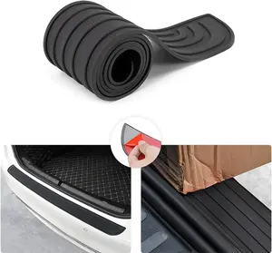 Car Rear Bumper Protector Guard  AntiScratch Rubber Cover Strip for Most Cars and SUVs