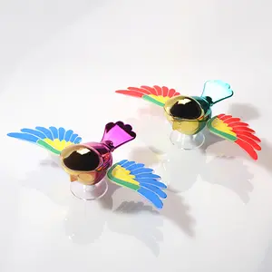 Leiboo New Eco-Friendly Motion-Activated Flapping Bird|   Christmas Ornament & Halloween Prop|   Universal Fit for All Vehicles|   Fun Toy for Families Decor Lightweight|  Car-mounted flying bird, exterior car ornaments,