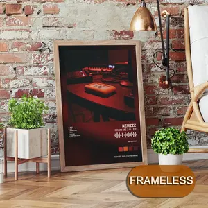 Nemzzz Poster Music Album Modern Art 2D Poster, Suitable For Bedroom Living Room Decor. Vibrant Colors, Clear Images Ideal For Home Office Decor.