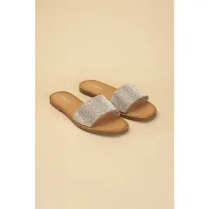 Fortune Dynamic JUSTICE-S Rhinestone Slides Shoe Sandal Footwear Girls