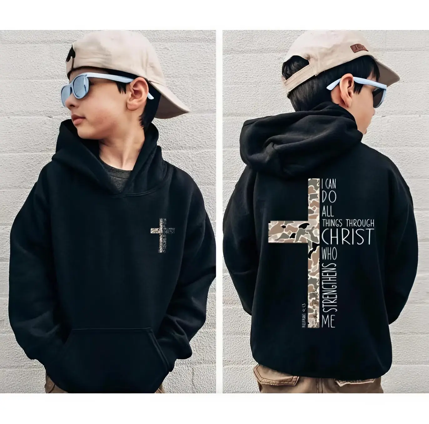 Youth Christ Strengthens Me Youth and Adult hoodie or T-shirt, #SouthernBoy Tee, Toddler Boy Clothing, country boy clothing, christian tee, jesus shirt, Trending tee, youth clothing, gift for son and daughter, Family outfit, vacation outfit