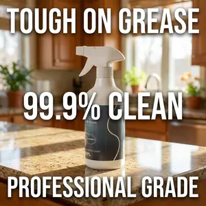 Koalafairy Multi-Purpose Kitchen Grease Cleaner Spray, Heavy Duty Degreaser for Range Hood, Stove, Exhaust Fan, Sink & Tiles, Powerful Oil Stain Remover for Kitchen Surfaces, Household Cleaning Spray for Removing Stubborn Grease & Grime