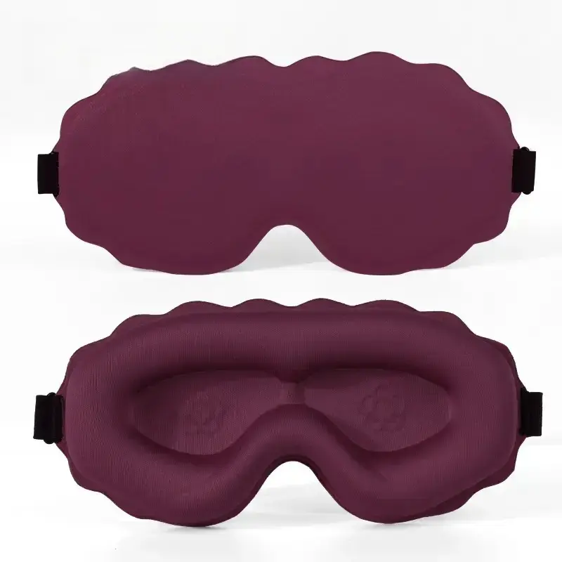 Unisex 3D Premium Sleep Mask - Ultra-Soft Skin-Friendly Polyester Sponge Eye Cover, 100% Light-Blocking, Lash Extension Design, 1-Size-Fits-All Sleep Aid Products (Beauty & Personal Care, Eye & Ear Care) summerwins, Beauty Products