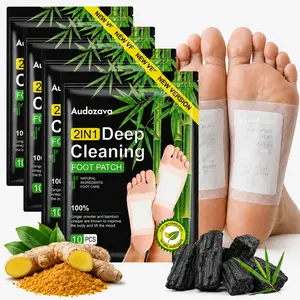 Natural Ginger Detox Foot Pads, Foot Detox Patches for Toxin Removal, Stress Relief & Better Sleep, Deep Cleansing Foot Pads with Bamboo Vinegar & Ginger for Foot Care Alternative Therapeutic Wellness mothersdaygift Summer Vibes