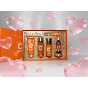 5X Vitamin C Skincare Set | Moisturizing Kit | Complete 6-Step Hydrating & Brightening Routine
