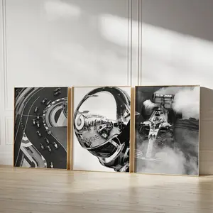 Formula 1 Poster Set of 3 Wall Art Formula One Poster F1 Poster Formula 1 Wall Art Trendy Wall Art Black and White Wall Art Printable