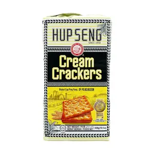 Hup Seng Ping Pong Cream Crackers 428g - Authentic Malaysian Crispy Biscuits, Lightly Sweet & Milky Flavor Hup Seng Ping Pong Cream Crackers 428g - Authentic Malaysian Crispy Biscuits, Lightly Sweet & Milky Flavor