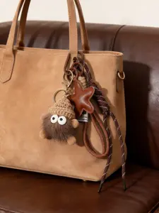 Cute Plush Doll Keychain Bag Charm Accessory, Soft Stuffed Toy for Creative Bag Decoration, Ideal Gift for Kids and Collectors, Charms for Bags