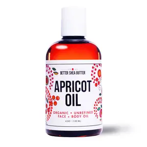 Organic Apricot Kernel Oil for Face and Body | Use for Massage and a Light Face Serum | Carrier Oil to Dilute Essential Oils and for DIY Skin and Hair Care | For Sensitive Skin | 100% Pure with No Added Ingredients | USDA Certified