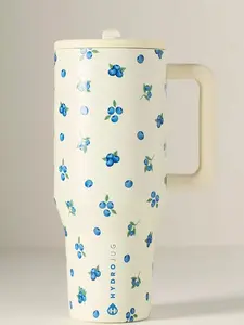 40oz Stainless Steel Insulated Leakproof Portable Vacuum Flask, Viral Kitchenware Drinkware Tumbler in High Demand