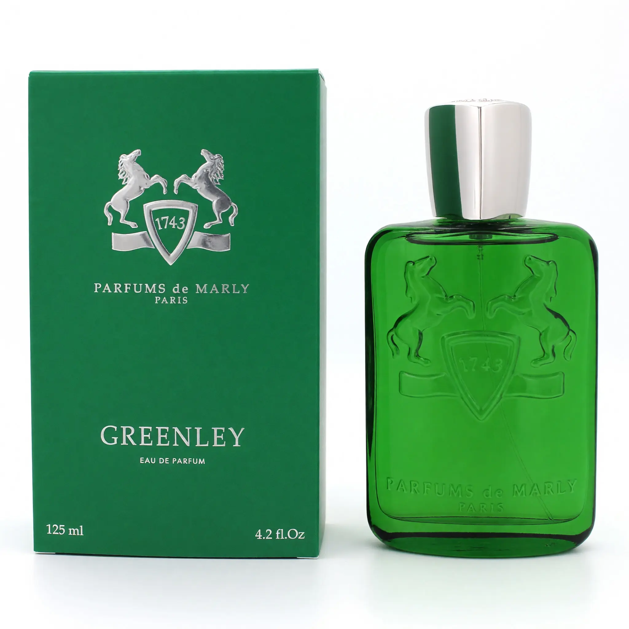 Parfums de Marly Greenley Men's Cologne, 4.2oz EDP Spray - Male Wear Fragrance with Calabrian Bergamot & Violet (4 to 4.9 fl oz)