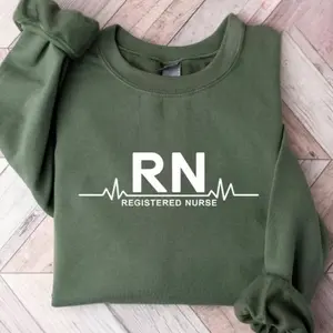 Registered Nurse Sweatshirt, Rn Sweatshirt, Nursing Sweatshirt, Gift For Nurse, Nurse Appreciation, Rn Gift