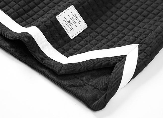 Men’s summer waffle knit drawstring shorts, loose breathable athletic shorts with pockets, casual fitness wear for summer