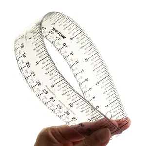 VICTOR® 12-Pack Flexible Easy Read™ Measuring Ruler, Office Measuring Supply for Computers & Office Equipment Use