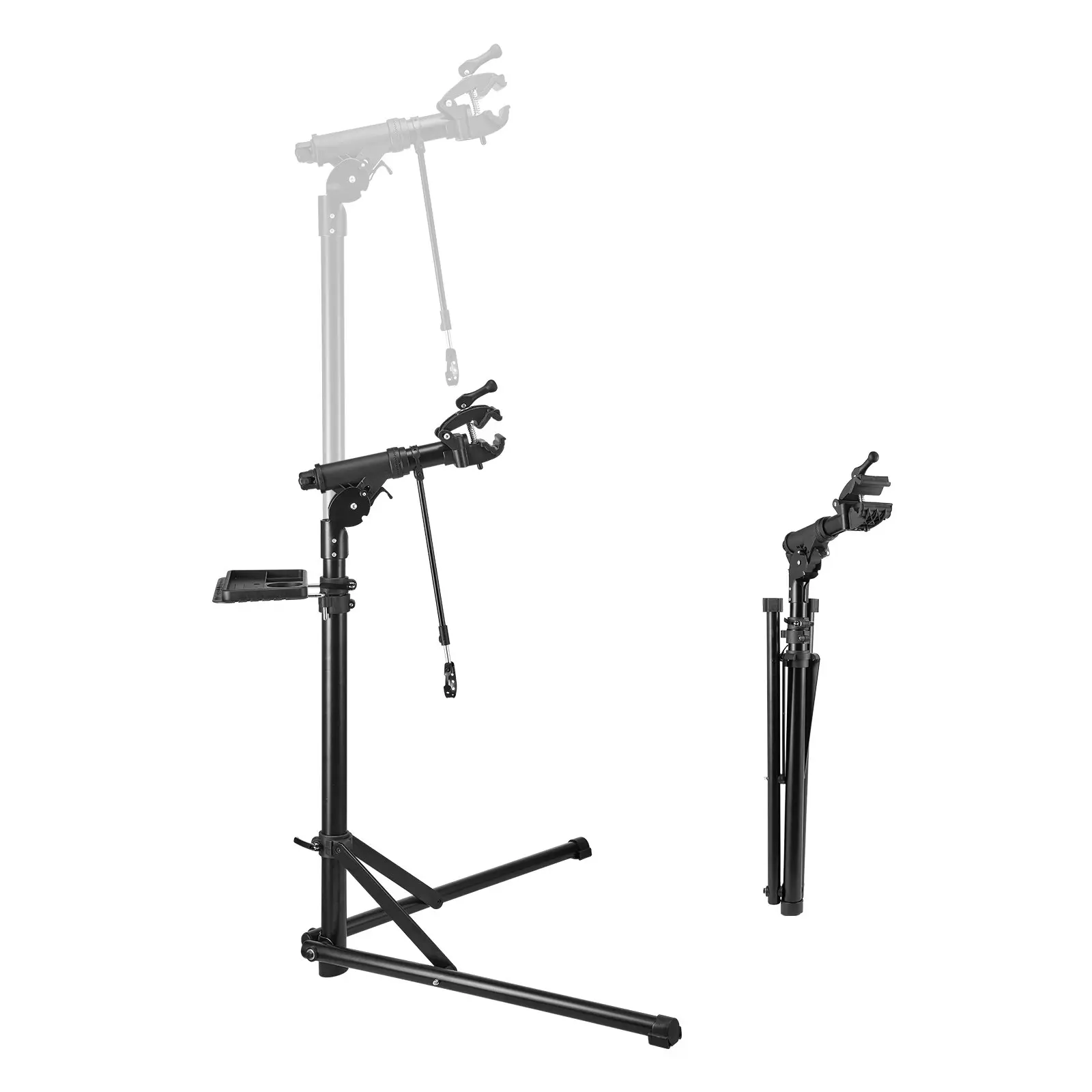 【Summerfinds】VEVOR Aluminum Heavy-Duty Bicycle Repair Stand, 85lb Capacity, 40.7-64.1in Adjustable Height, Magnetic Tool Tray, Collapsible DIY Equipment for Garage Mechanics & DIY Bike Enthusiasts (Mountain, Race, Household Bikes), Mountain Bikes, Race Bi
