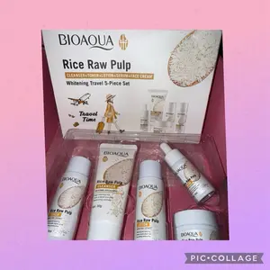 Bioaqua rice raw pulp travel kit