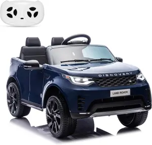 12V Licensed Land Rover 2 Seater Electric Ride On Car for Kids, Battery Powered Vehicle with Parental Remote Control, Double Doors, LED Lights, 2.8 MPH Max Speed, Toddler Boys Girls Ride On Toy outdoor activity gift parent Ride-On
