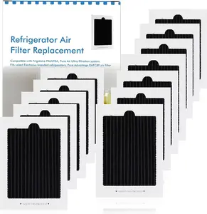 Refrigerator Air Filter Replacement for Frigidaire PAULTRA Pure Air Ultra, Compatible with Electrolux EAFCBF, Kenmore, Freshen Your Fridge with Activated Carbon Air Filter - Part 242061001-12PCS
