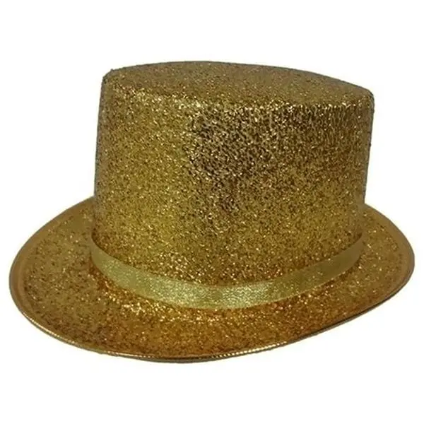 212 MAIN Gold Top Hat - Matching Hats for Dogs and Cats, Pet Clothing Accessory