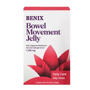 10-Day Shaping Jelly Bars Contains Garcinia Cambogia Extract , Hyaluronic Acid, Chia Seeds Delicious Pomegranate Flavor 250g (10 Bars) Edible Health Supplement Fitness Dietary Supplement Collagen Gummies