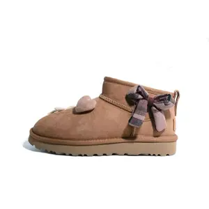 UGG Classic Ultra Mini Shearling Ankle Boots for Women in Chestnut Brown Trending Shoes, House White Official Shoes to Get / Maison Mihara