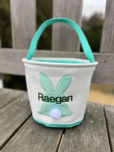 Embroidered Easter Basket Personalized