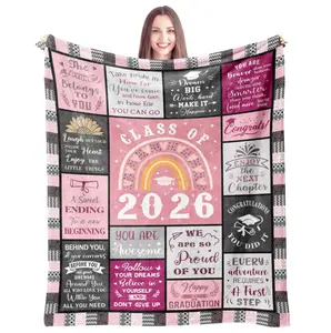 Graduation Gifts 2026 Blanket, Class of 2026 High School College Masters Degree Graduation Gifts for Her Women, Graduation Gift Ideas