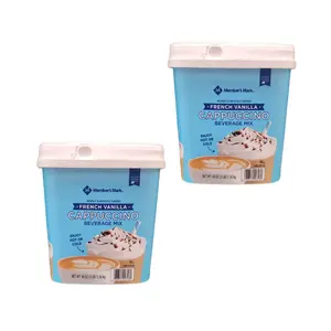Members Mark French Vanilla Cappuccino Beverage Mix, 48 oz. 2PACK