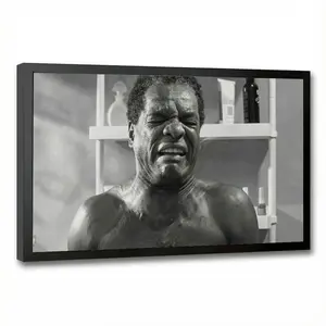 Friday Movie Poster, Dad Toilet Scene, Black And White Classic Movie Art Comedy Wall Art Poster Print Gift for Him