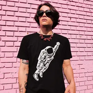 Proof Culture Astronaut Tee - Men's Scalloped T-Shirt for Summer and All Seasons Sneakers Streetwear