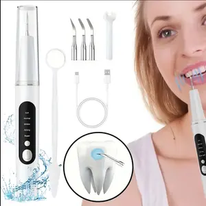 Electric Tooth Stain Remover Set, USB Rechargeable, 5 Modes, Easy Teeth Cleaning, Fresh Breath, Oral Care Tool