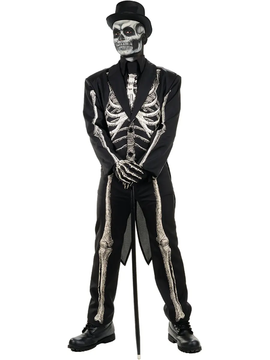 Bone Chillin' Tuxedo Mens Costume