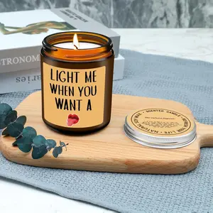 Birthday Gifts for Men, Gifts for Boyfriend, Anniversary Valentines Engagement Romantic Gift for Him, Fiance, Husband Boyfriend from Wife Girlfriend, Funny Sandalwood Scented Candles for Men