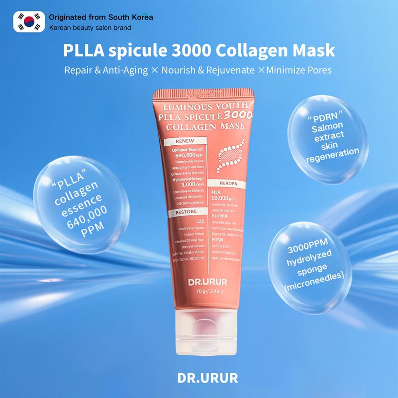 【Dr. UR UR】LUMINOUS YOUTH PLLA SPICULE 3000 COLLAGEN MASK- Korean Facial Pore Radiant Skin