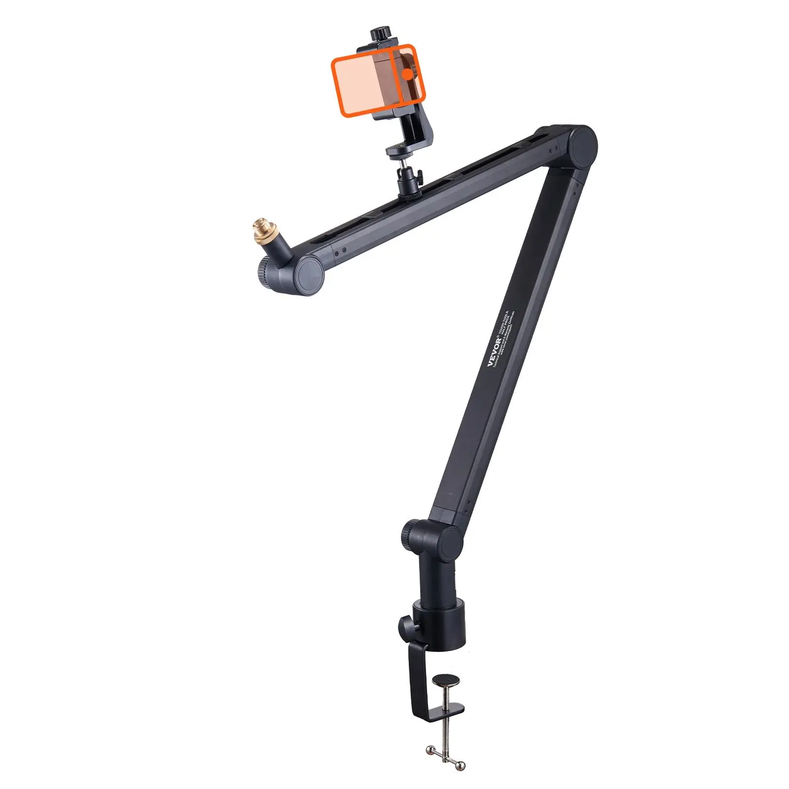 【Summerfinds】VEVOR Microphone Boom Arm with Desk Mount,  , 360° Rotatable, Adjustable Mic Stand with 3/8" to 5/8" Adapter Port, for Recording Blue Yeti Hyperx Quadcast Blue Snowball Shure SM7B Audio Technica