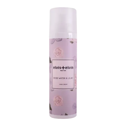 elvis+elvin Rose Water & Lilac Hand Cream - Floral Citrus Scent, Non-Greasy Deep Moisture for Dry, Rough Hands