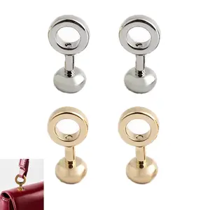 4 Pack Purse Organizer Insert Buckle Hook Hardware Strap Attachement Adapter Converter to Crossbody Bag for Neverfull Pochette Zipper Pouch Clutch DIY Leather Purses Wallet