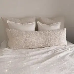 Boucle Body Pillow-Beige
