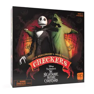 Disney Nightmare Before Christmas Checkers Game