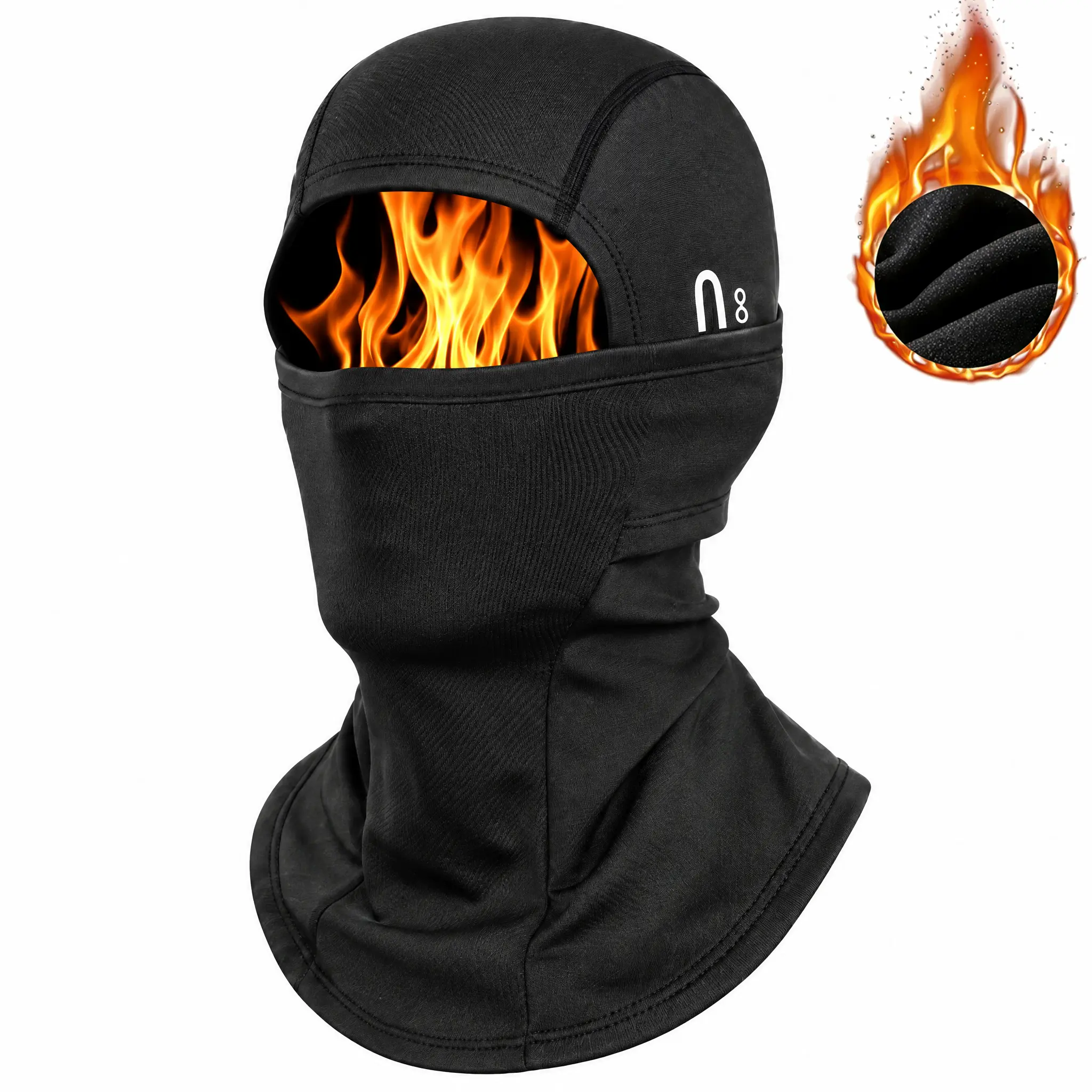 Winter Balaclava for Men Women, Thermal Ski Mask Cold Weather Face Mask Windproof & Warm Fleece, Helmet friendly, for Motorcycle Skiing Cycling Snowboarding,Outdoor Work, Glasses Compatible
