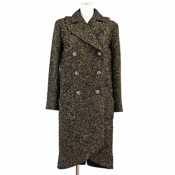 Pre-owned CHANEL Others Small Leather Goods Métiers d'Art Paris Egypte Metallic Tweed Coat