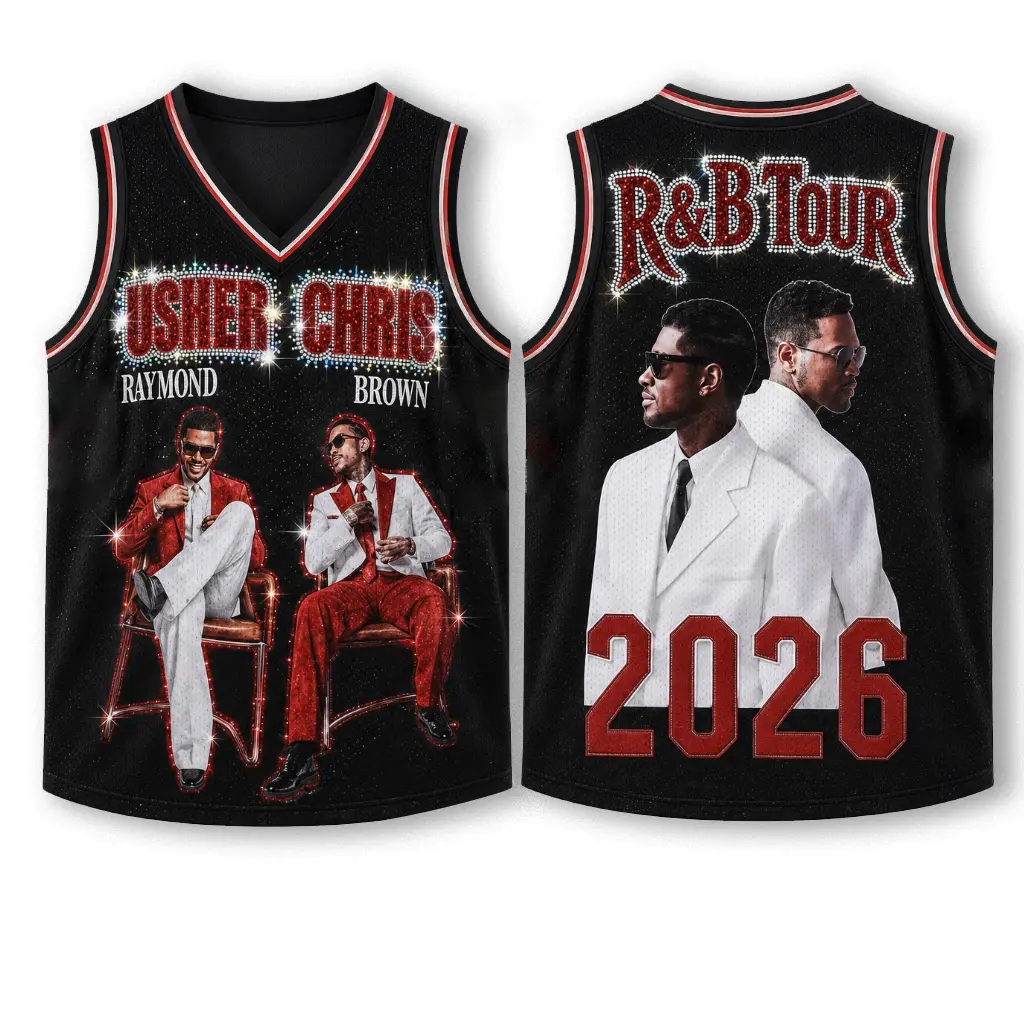 [X-26] The R&B Music Art 2026 Raymond&Brown Music Art 2026 | Over Sublimation Print Breathable Tank Construction Streetwear-Fit