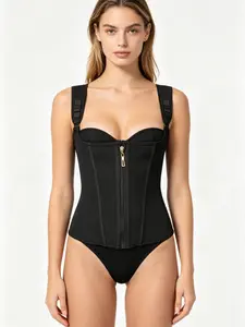 Women's Adjustable Hook and Zipper Shapewear, Waist Cincher, All-Seasons Body Shaper, Perfect Gift for Valentine's Day, Ladies' Fashion