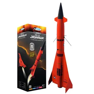 Estes Pro Series II Jayhawk AQM-37A EST 9731 Model Rocket Kit Boxed with Balsa Wood Fins & Laser-Cut Rings for Expert Launch