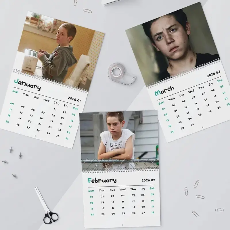 Carl Gallagher 2027 Calendar, Shameless TV Series Wall Planner, Funny Character Monthly Planner, Movie Fan Decor Gift for Fans